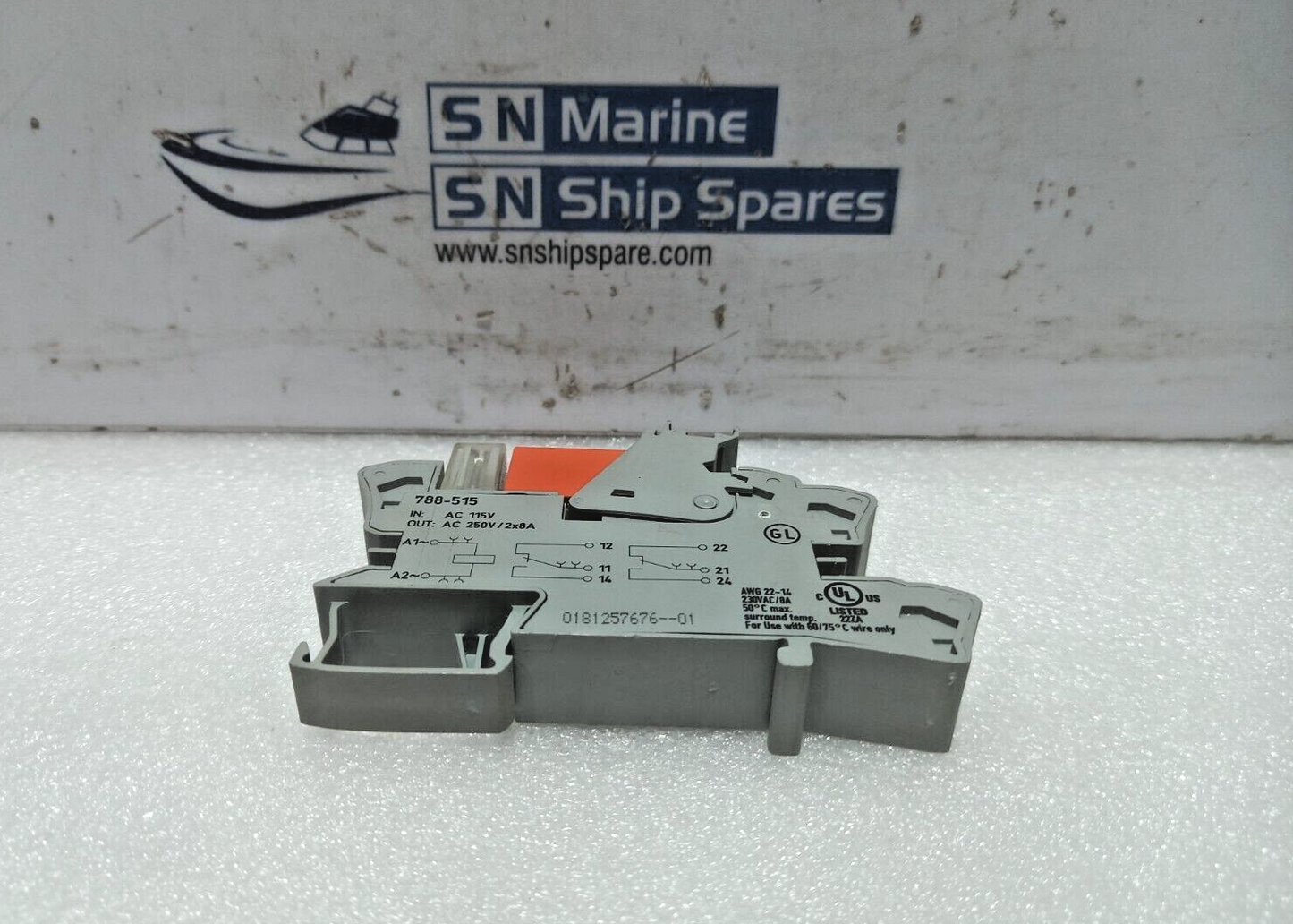 Wago 788-515 Relay In: AC 115V Out: AC 250V/ 2x8A