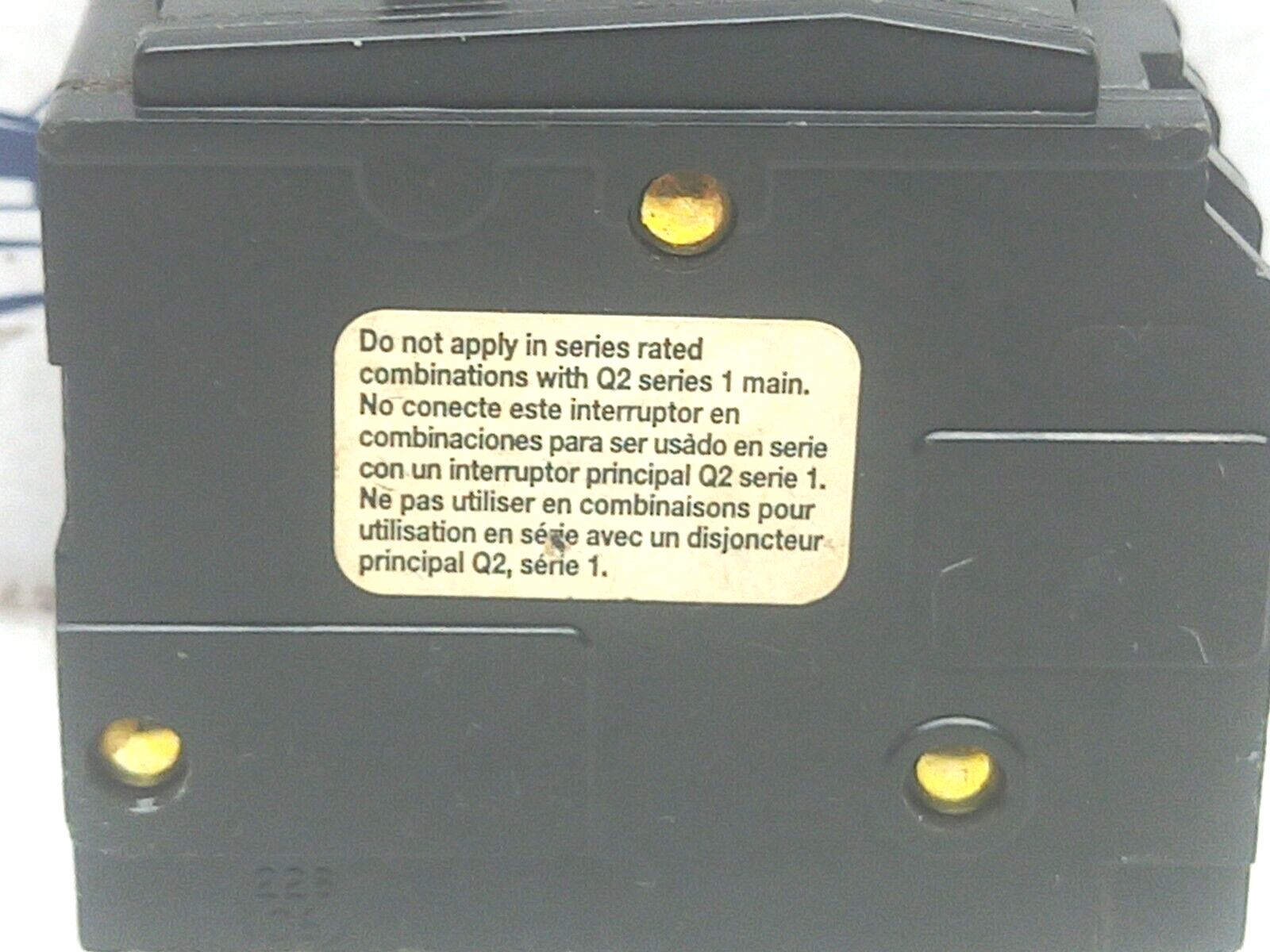 Square D QO Circuit Breaker 30 A 50/60 Hz 400C 10 kA 240V