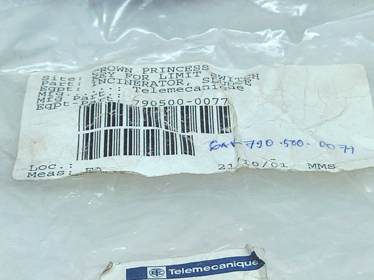 Telemecanique XCS Z13 074603 Key for Limit Switch 3 Pcs / Lot