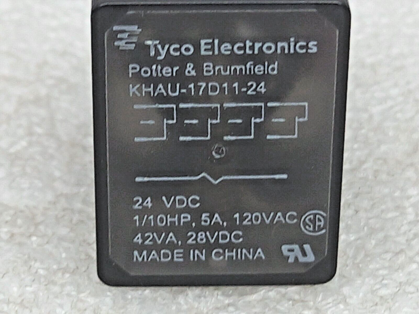 Tyco Electronics KHAU-17D11-24 Relay 24VDC Potter & Brumfield