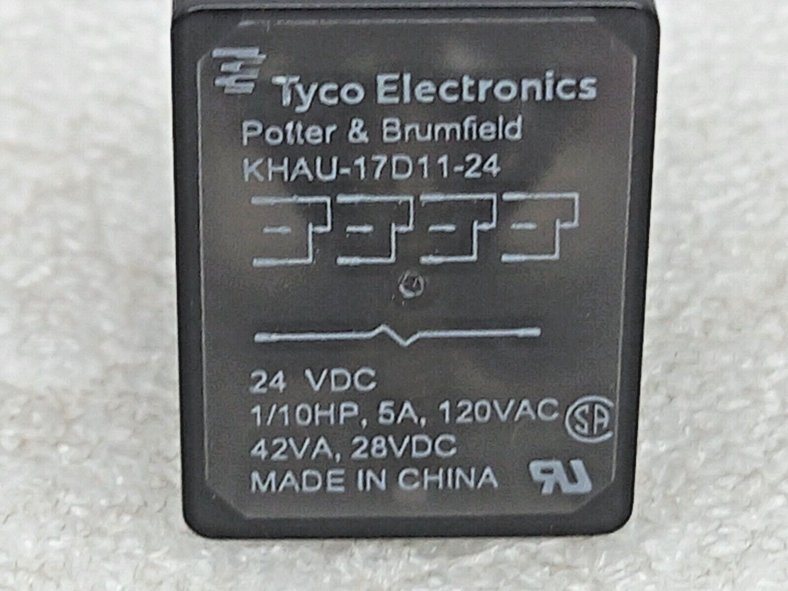 Tyco Electronics KHAU-17D11-24 Relay 24VDC Potter & Brumfield
