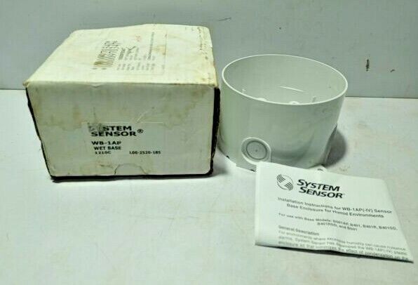 System Sensor WB-1AP Wet Base Notifier WB1AP Wet Base Shroud