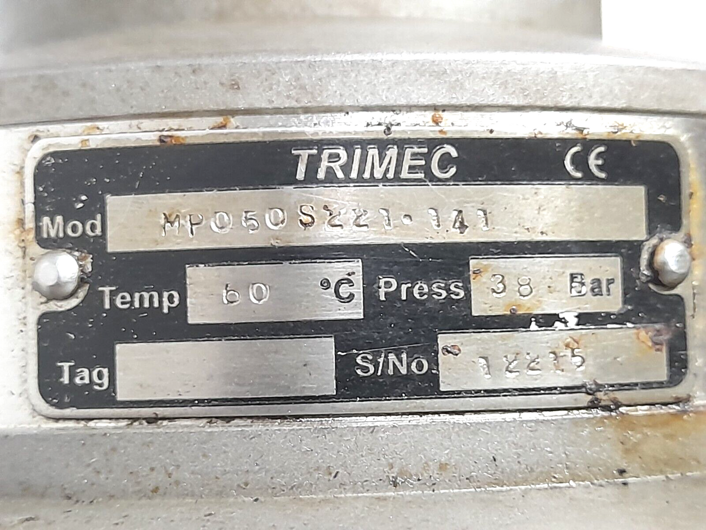 Trimec MP050S221-141 Flow Meter Contrec 202 Totalizer 202Di & 214Di
