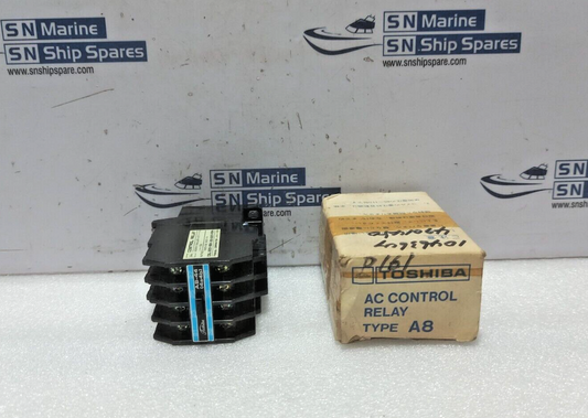 Toshiba A8-44 AC Control Relay Type A8 AC600V Max 200V-3A 440V-1A