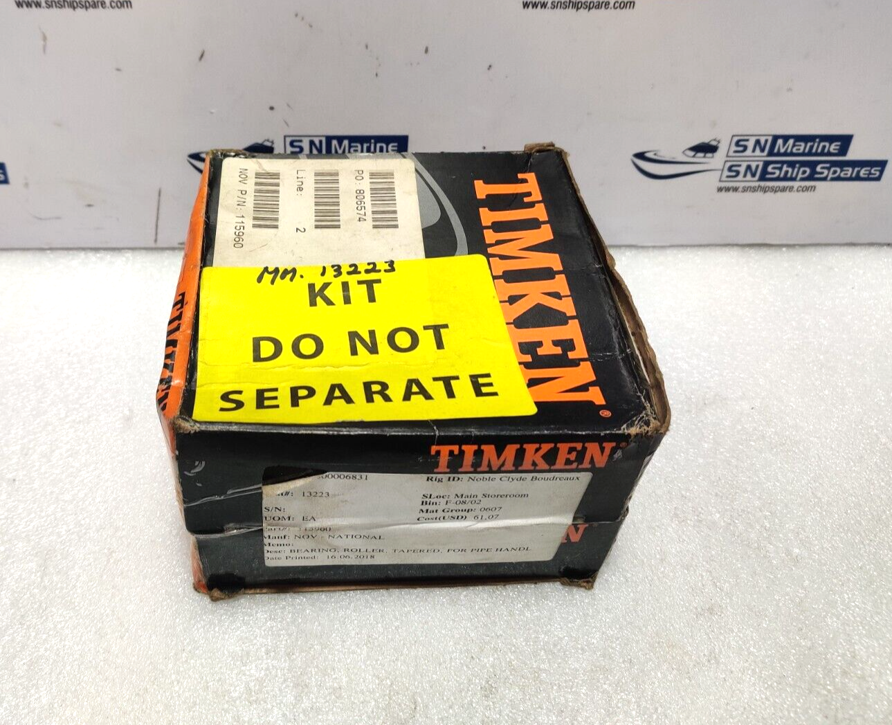 Timken HM516410 / HM516449C Roller Tapered Bearing NOV 115960