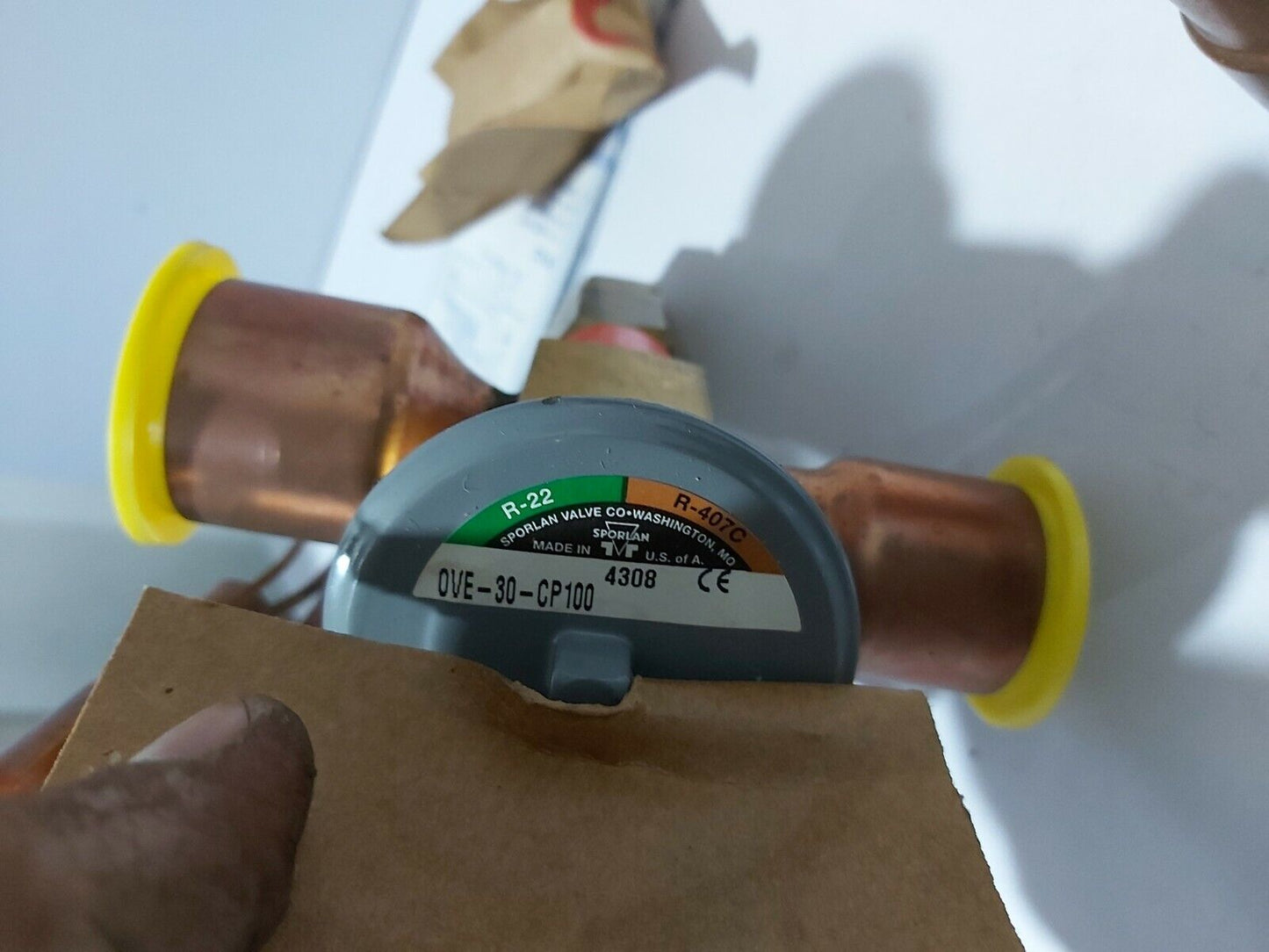 SPORLAN OVE-30-CP100  1-1/8 X1 3/8 ODF SOLDER 1/4 ODF EXT EXPANSION VALVE