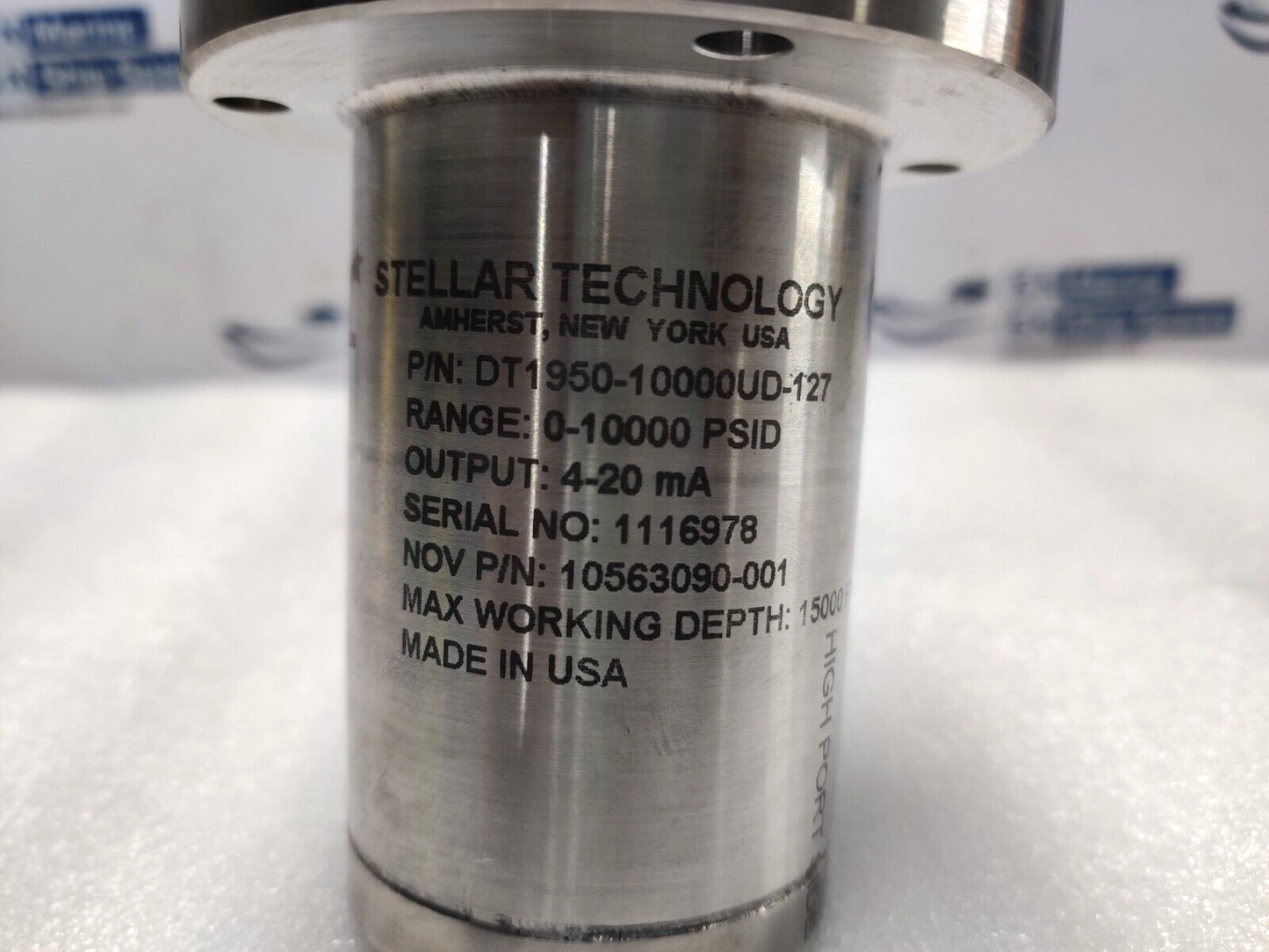 Stellar DT1950-10000UD-127 Pressure Transmitter 0-10000Psid 4-20mA