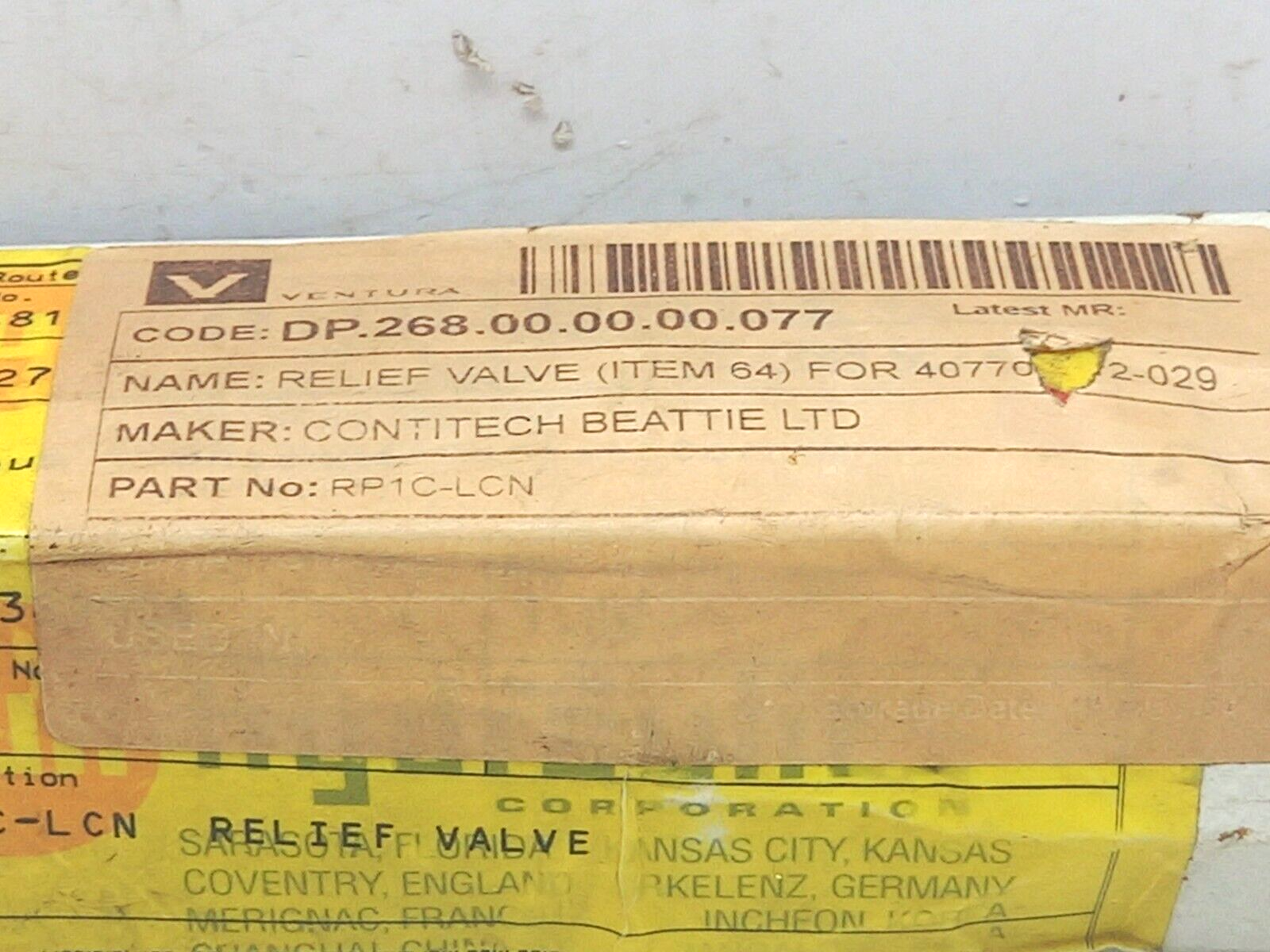 Sun Hydraulics RPIC LCN Relief Valve