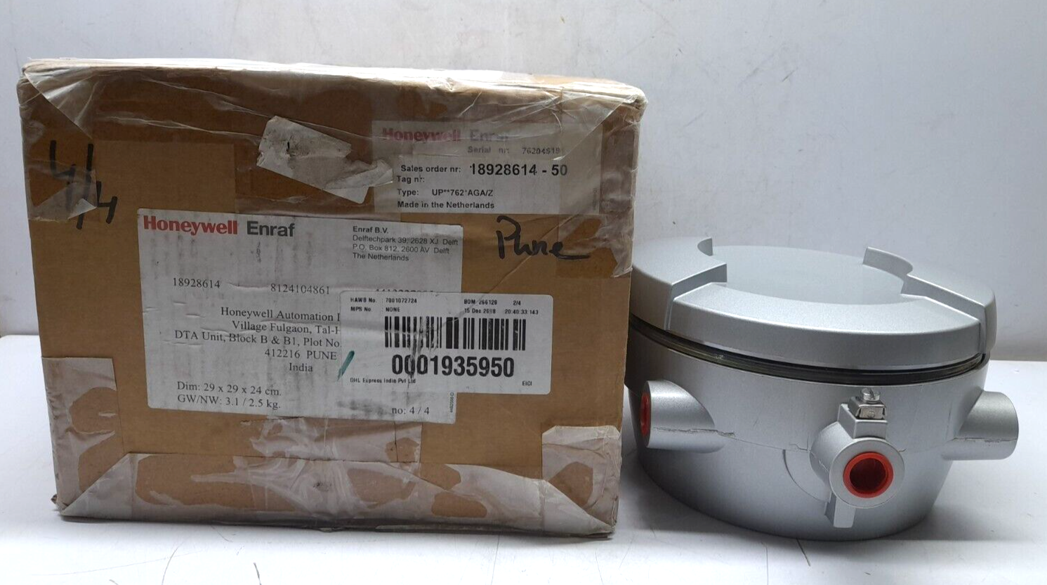 Honeywell Enraf VITO LT Interface 762 UP**762*AGA/Z