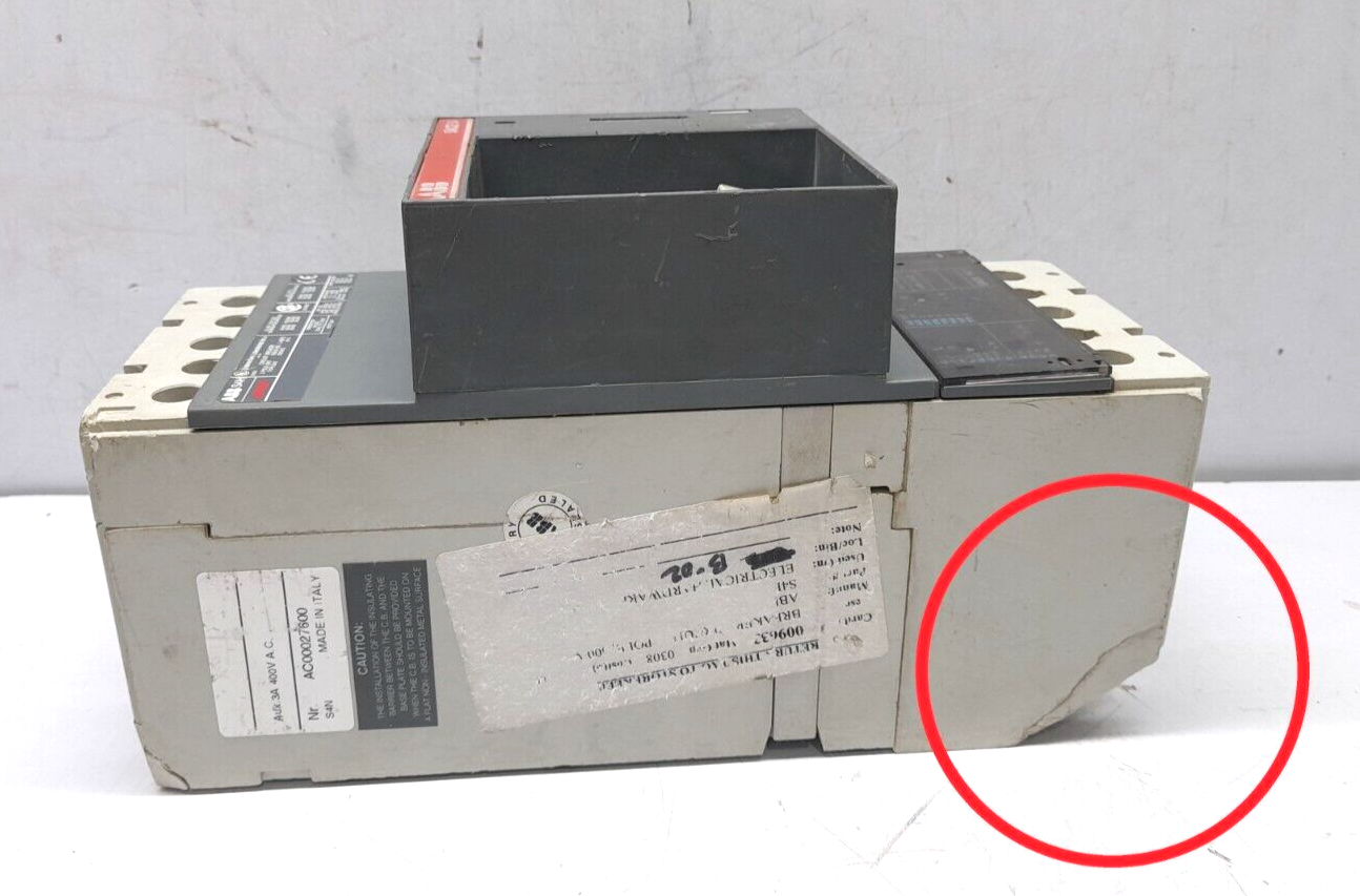 ABB SACE S4 S4H Circuit Breaker SACE PR211 250A 3 Pole 600VAC