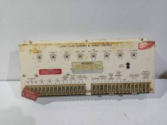 Woodward 8271-652 J / 2301 Load Sharing & Speed Control 8271652J