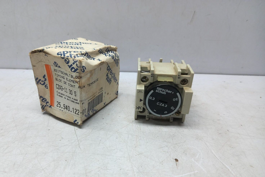 Sprecher Schuh CZA3-11 Pneumatic Timer Relay 600V A.C.Max 10Amps A600