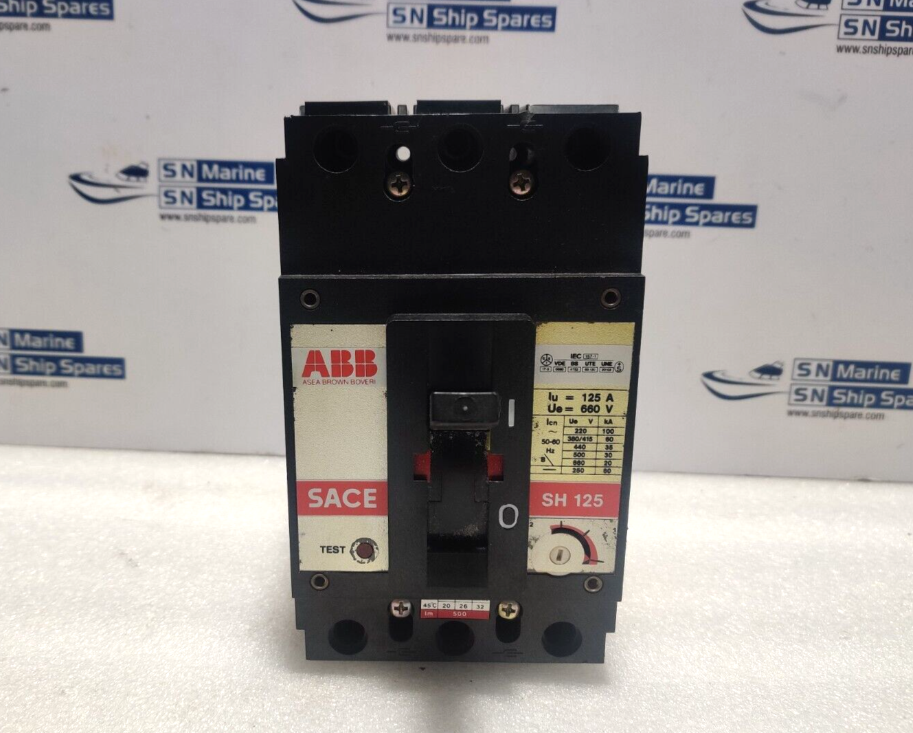 ABB SACE SH125 Circuit Breaker Iu= 125A Ue= 660V SH 125