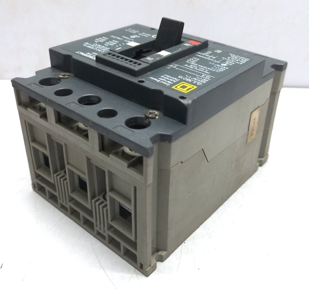 Square D GJL36015 Powerpact Circuit Breaker 15A 3P