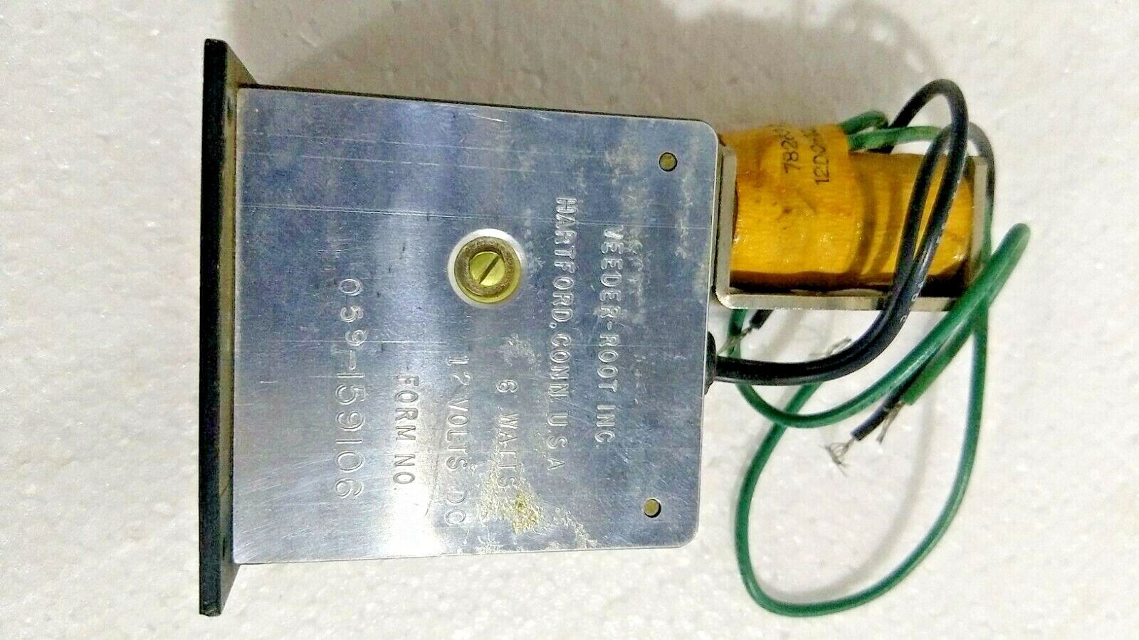 Veeder Root 059-159106 -  6-Digit Magnetic Counter 159106 6 Watts 12 Volts DC