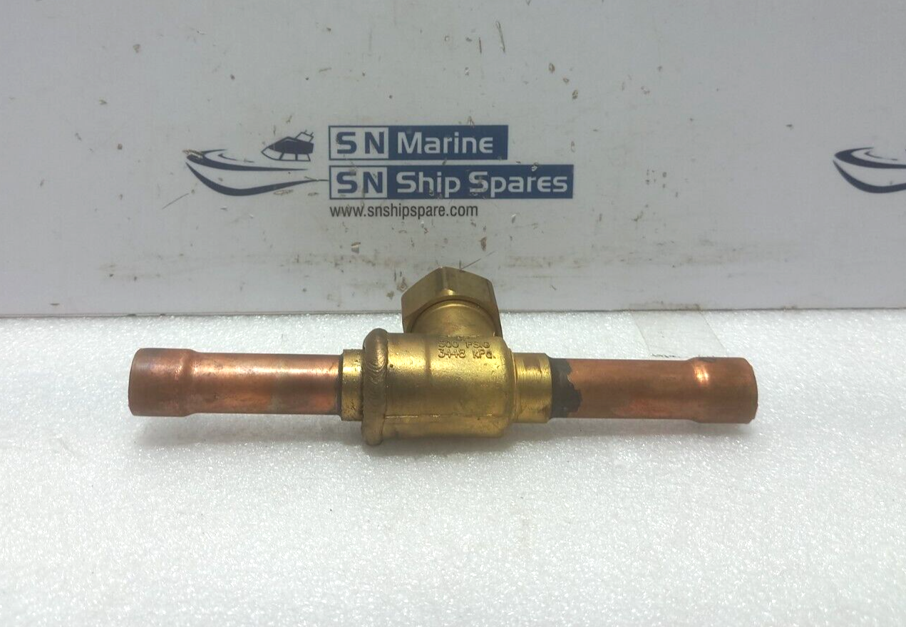 Sporlan 586WA-10ST Refrigerant Ball Valve 5/8Inch 500Psig 58BR B12-060