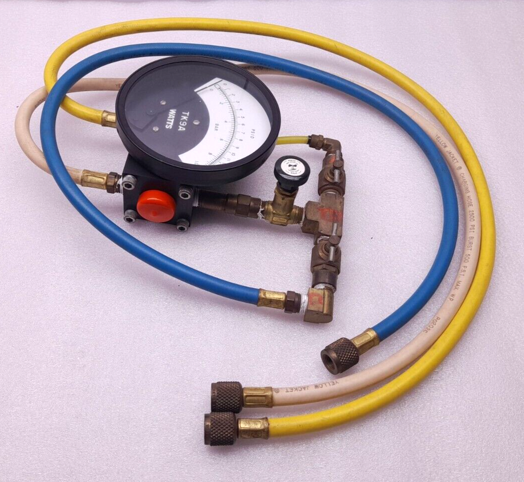 Watts TK9A Backflow Test Kit 1516-E1003 Max Press 1500 PSI