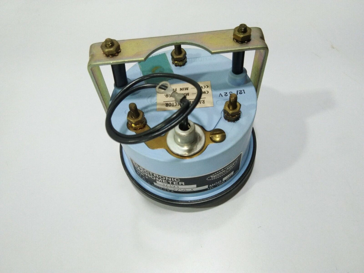 SYNCHRO-START SA-2750-A ELECTRONIC TACHOMETER MOD 40 0-25 *100 RPM 12-32V