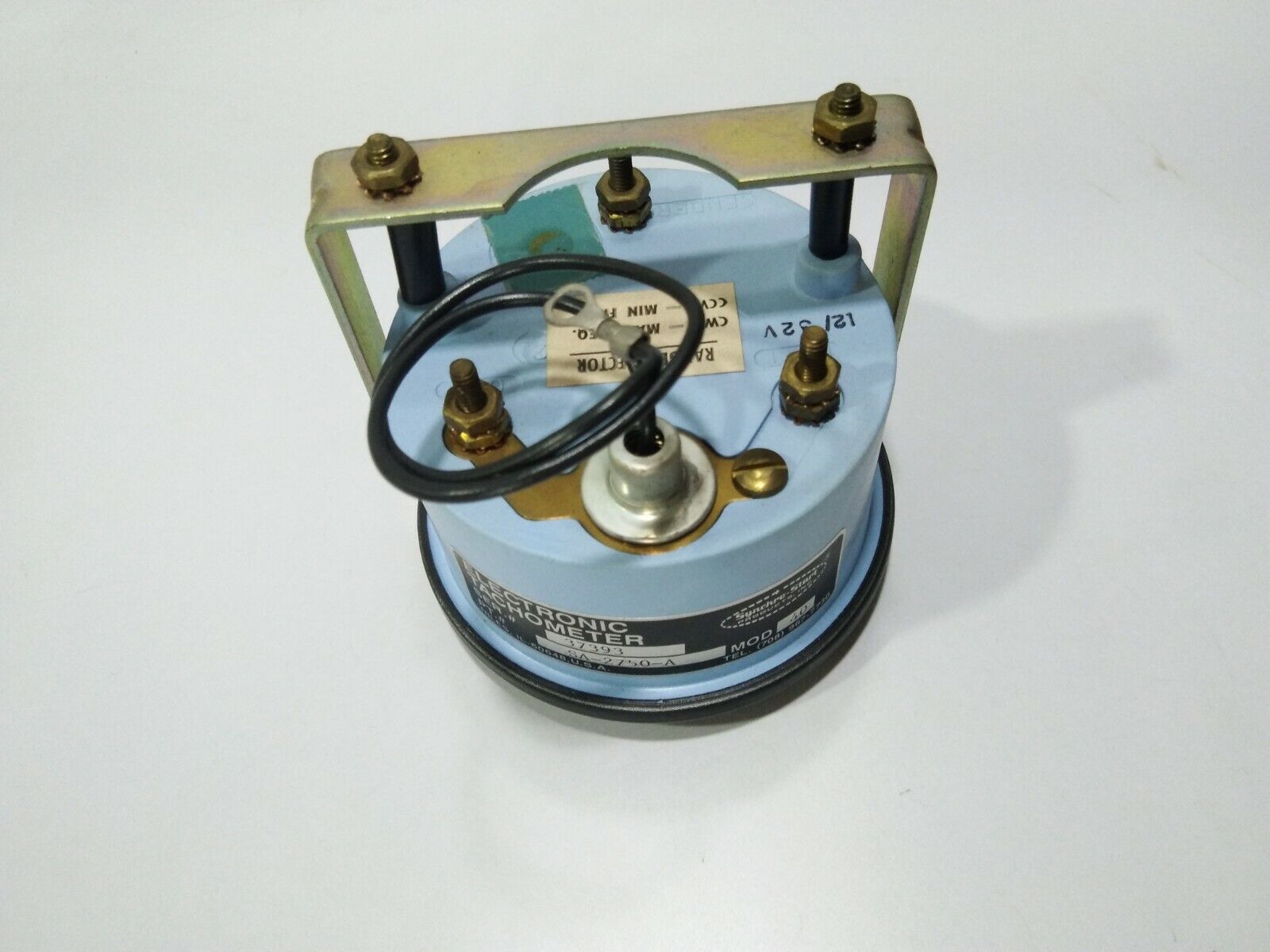 SYNCHRO-START SA-2750-A ELECTRONIC TACHOMETER MOD 40 0-25 *100 RPM 12-32V