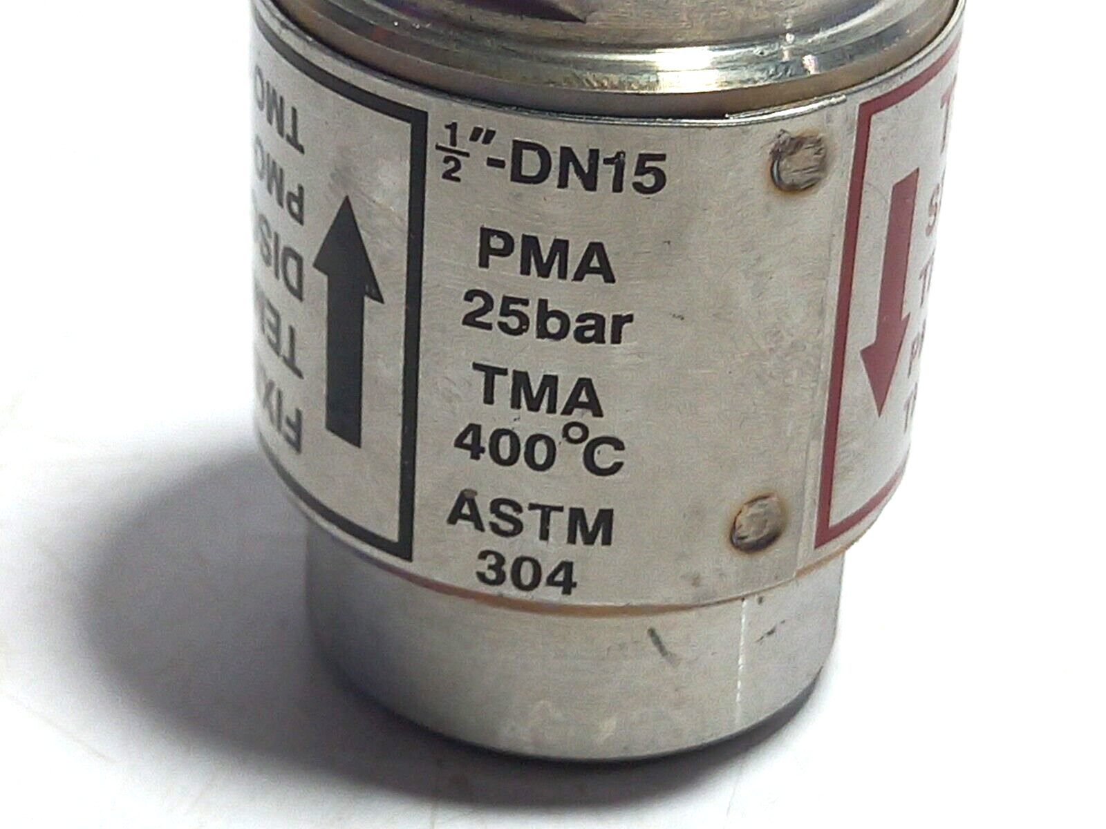 Spirax Sarco TSS 21 Steam Trap PMO 21Bar TMO 242◦C Fixed Temp. Discharge PMO 7Ba