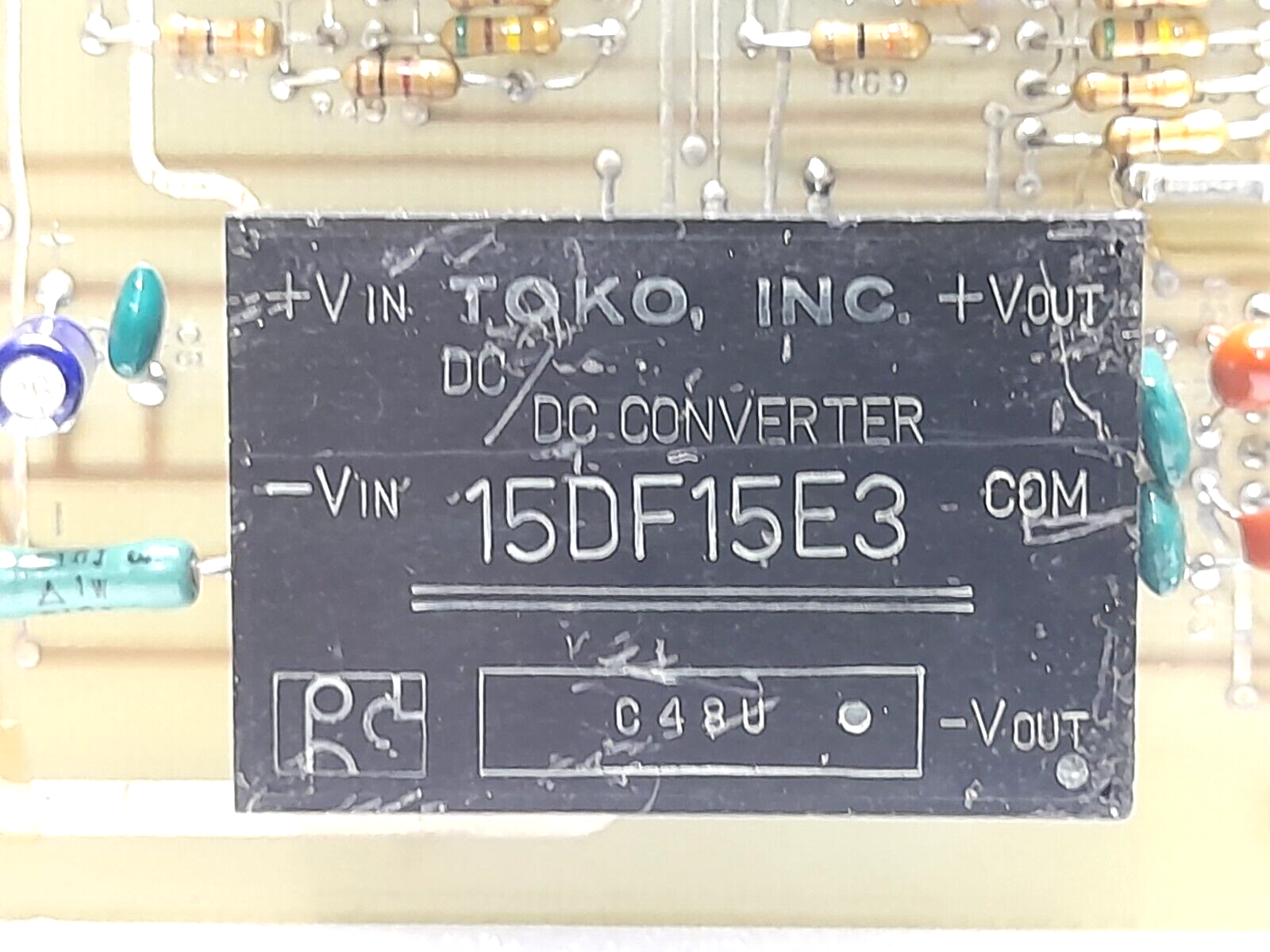 Ageing 5-0449 PCB Toko 15DF15E3 DC/DC Converter