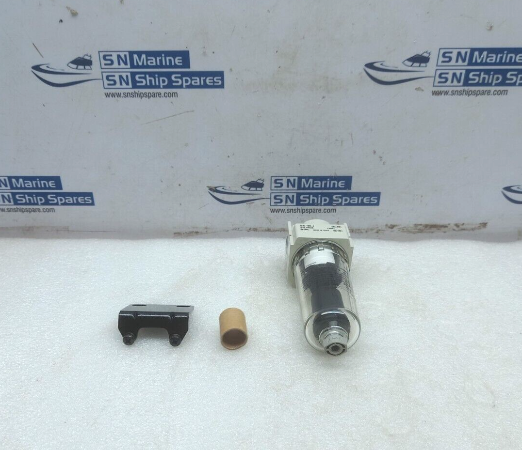 SMC AF20-F02C-A Air Filter With SMC AF20P-050AS Bracket Marinfloc 47170