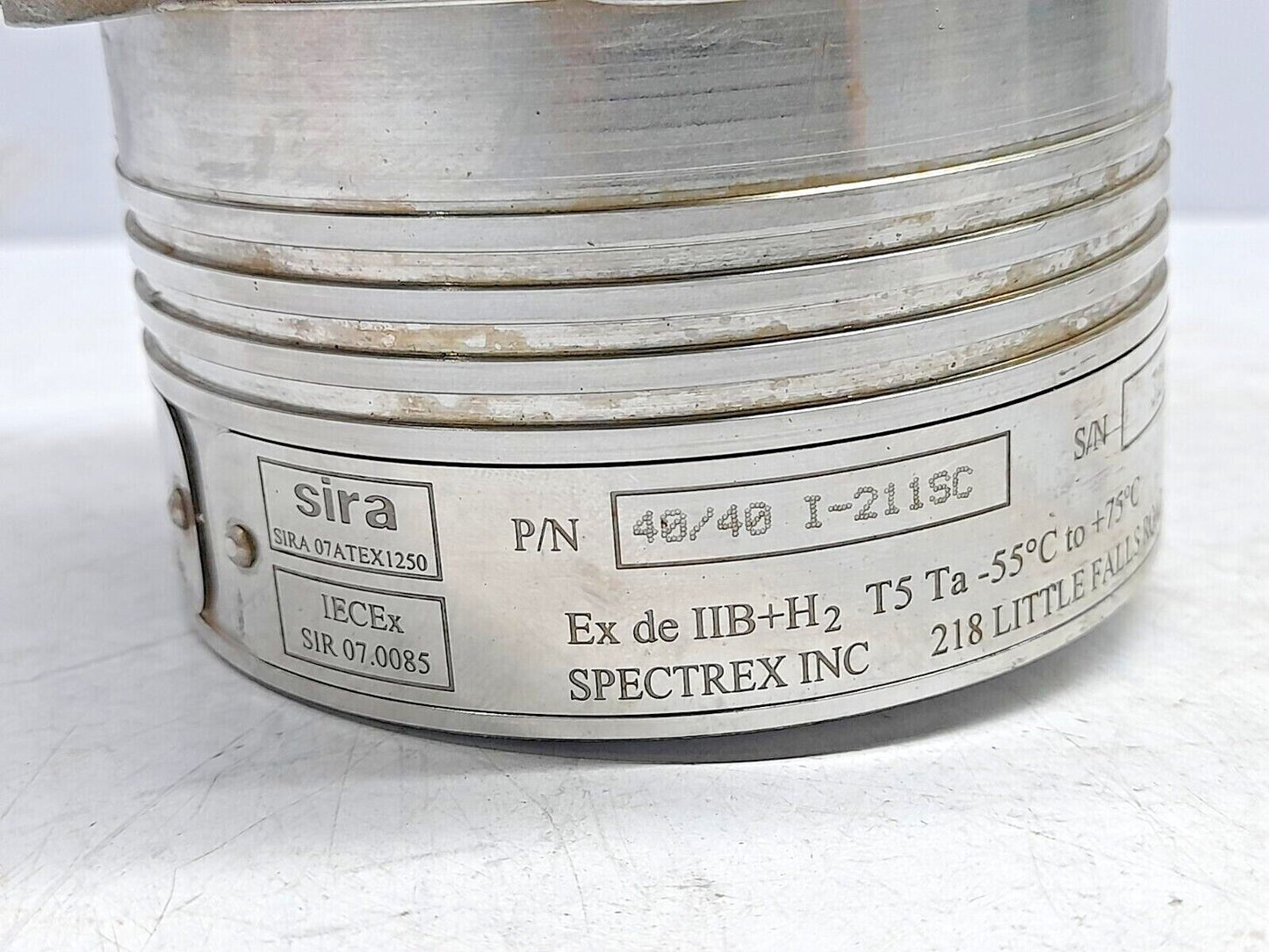 Spectrex SharpEye IR3 Flame Detector INC 40/40 I-211SC