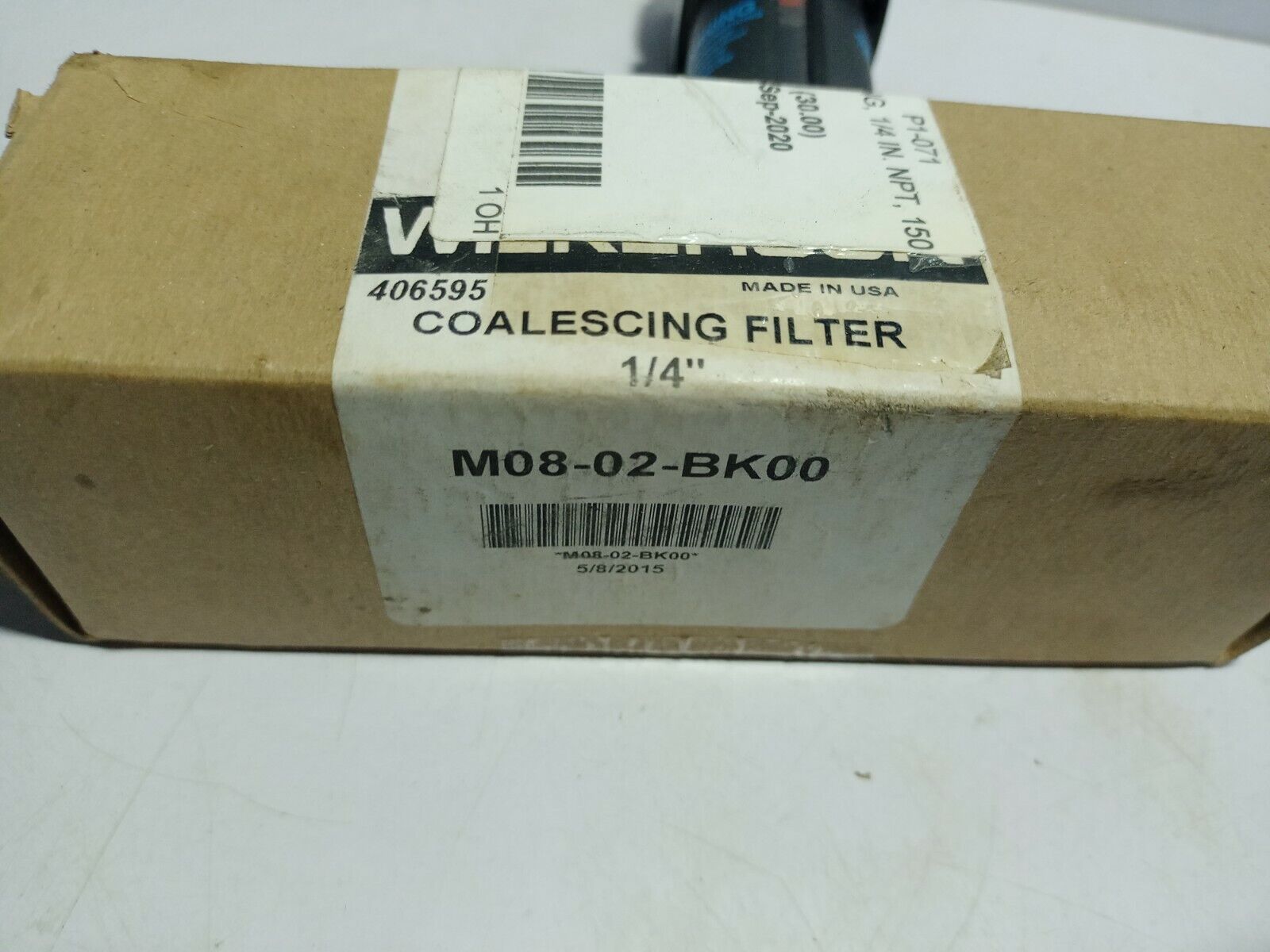 Wilkerson M08-02-BK00 Coalescing Filter ¼” M0802BK00