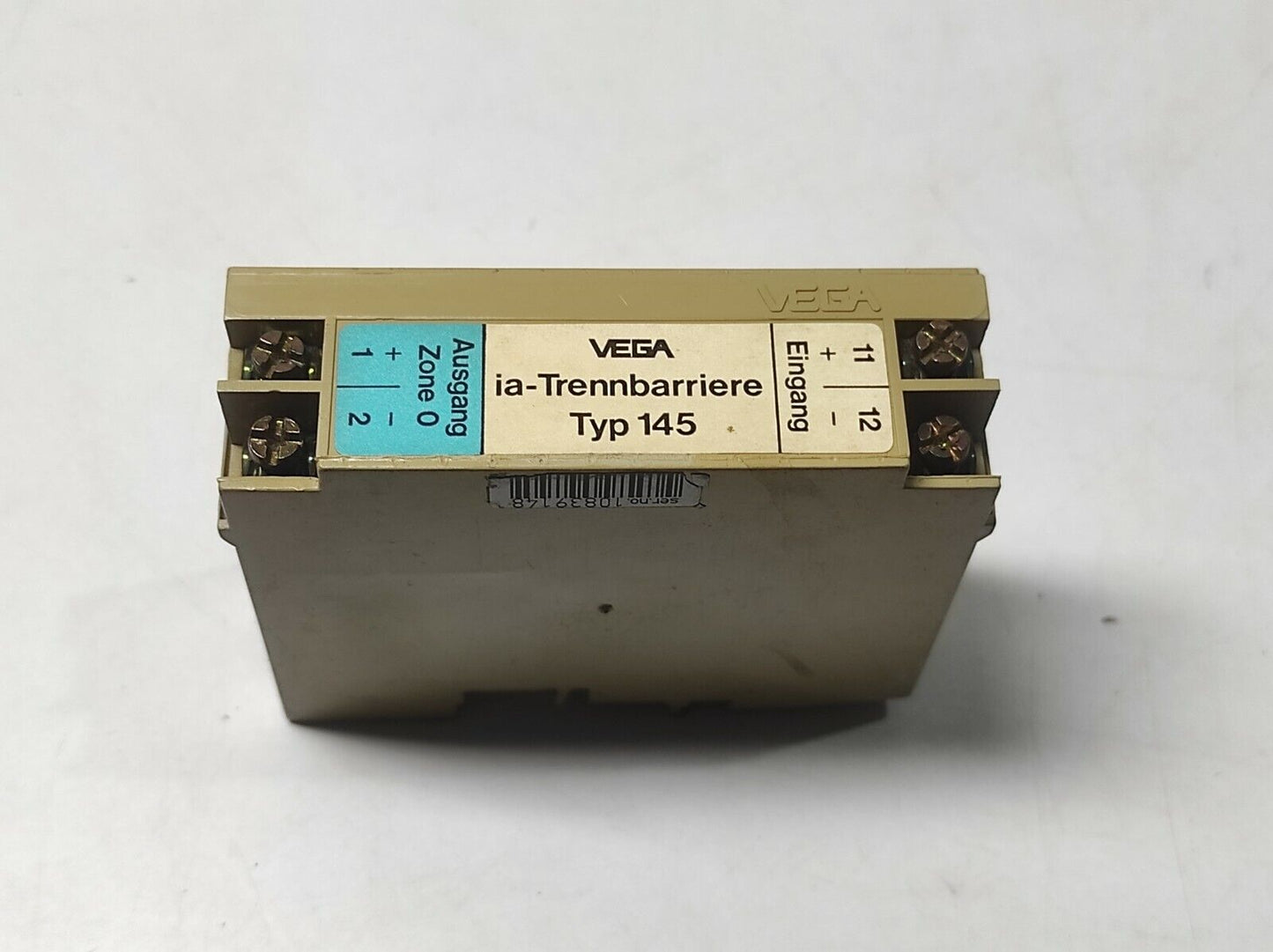Vega Type 145 ia Safety Barrier PTB Nr. Ex-85.B.2038