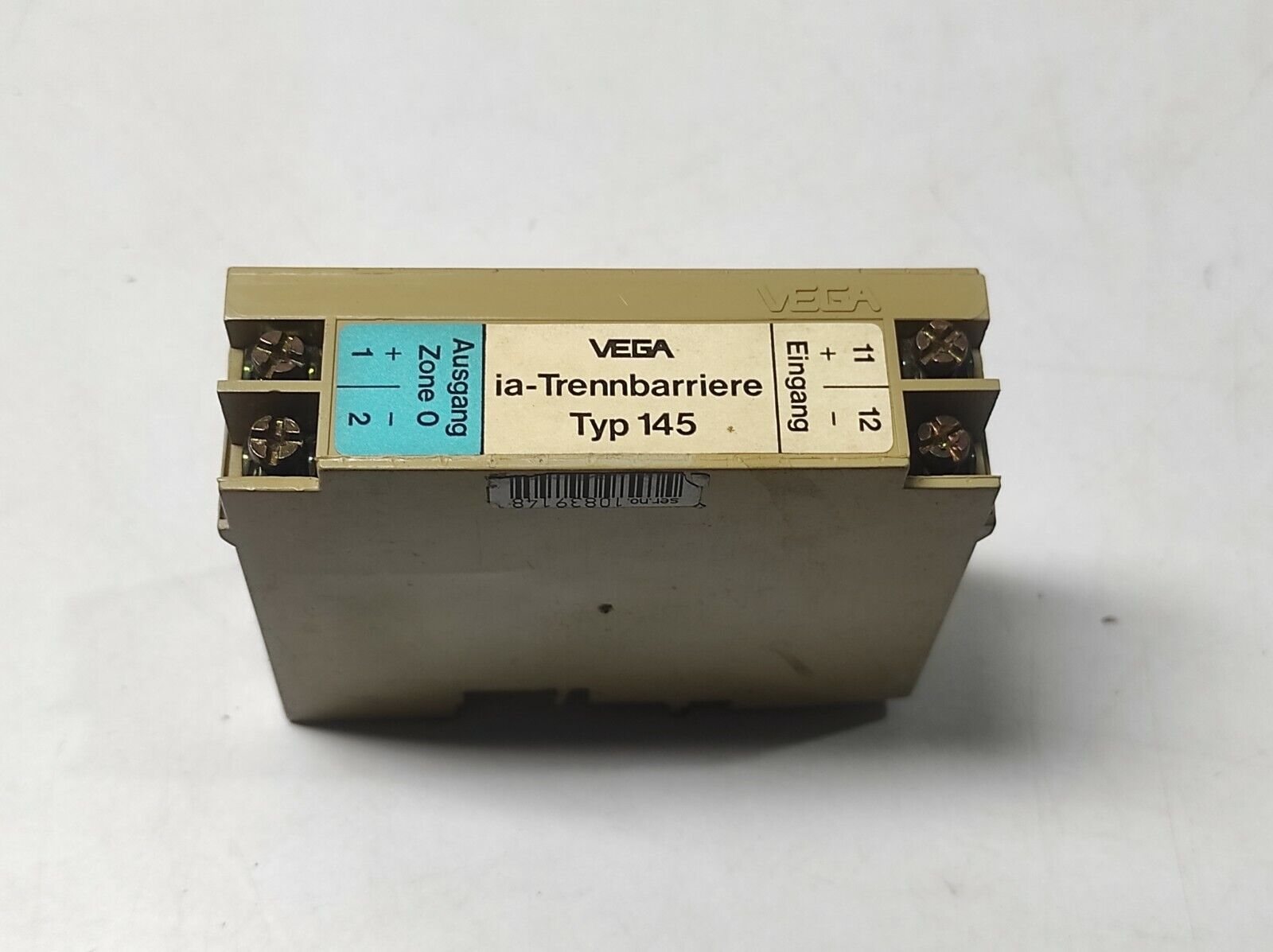 Vega Type 145 ia Safety Barrier PTB Nr. Ex-85.B.2038