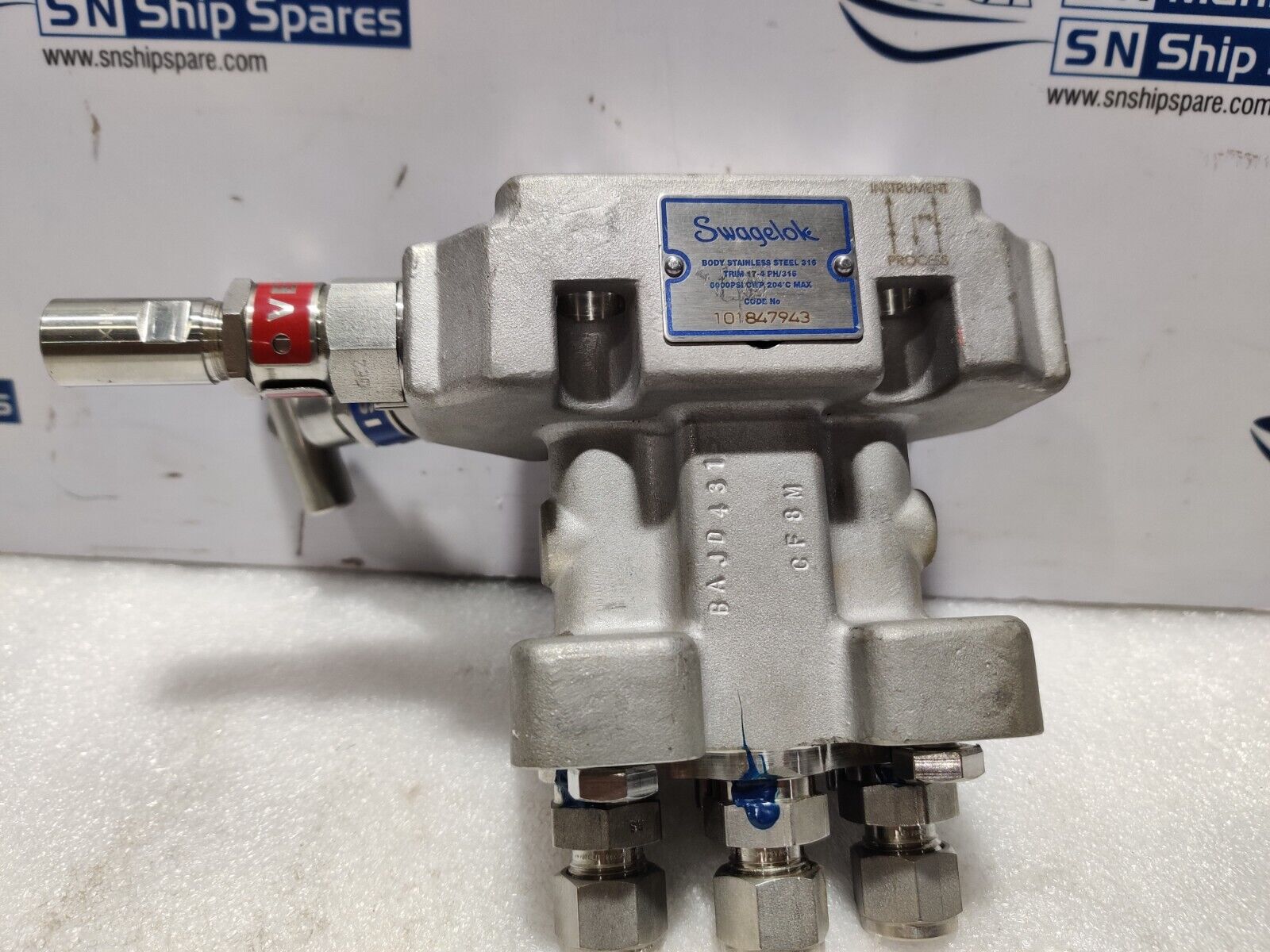 Swagelok MS5706S0003 Process Interface Valve 6000Psi CWP 204 C Max 101847943