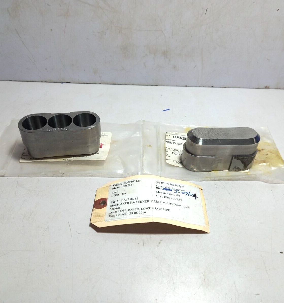 AKER BA5258782 Lower Jaw Pipe Positioner MH 5258782