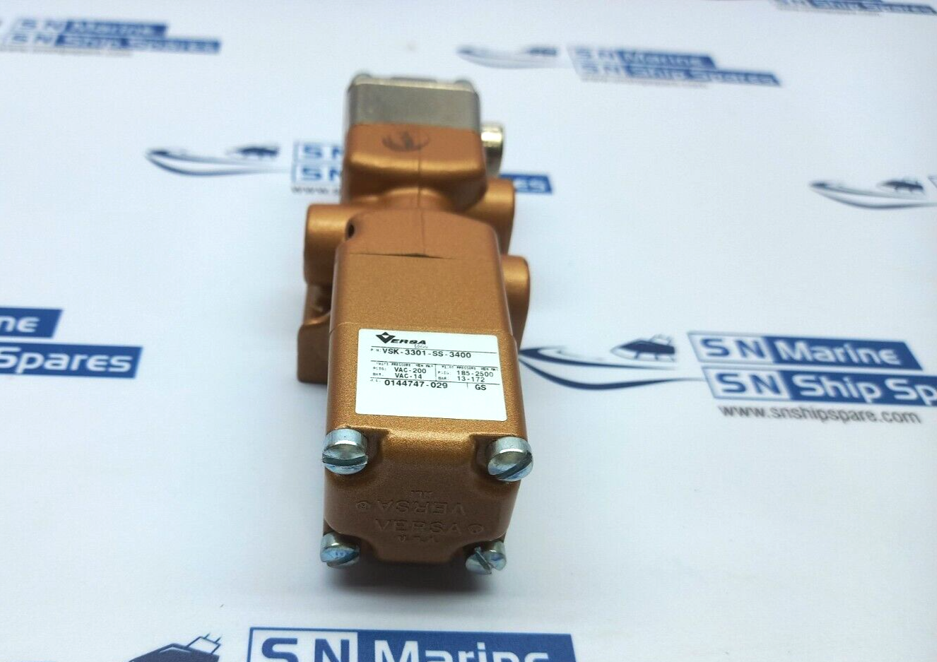 Versa VSK-3301-SS-3400 3-Way Hydraulic Multiport Valve 2Pos NOV 1306069