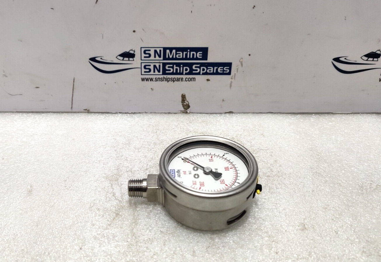 Wikai 232.50.063 Pressure Gauge 0-160Psi 1/4NPT Marsh J7652P