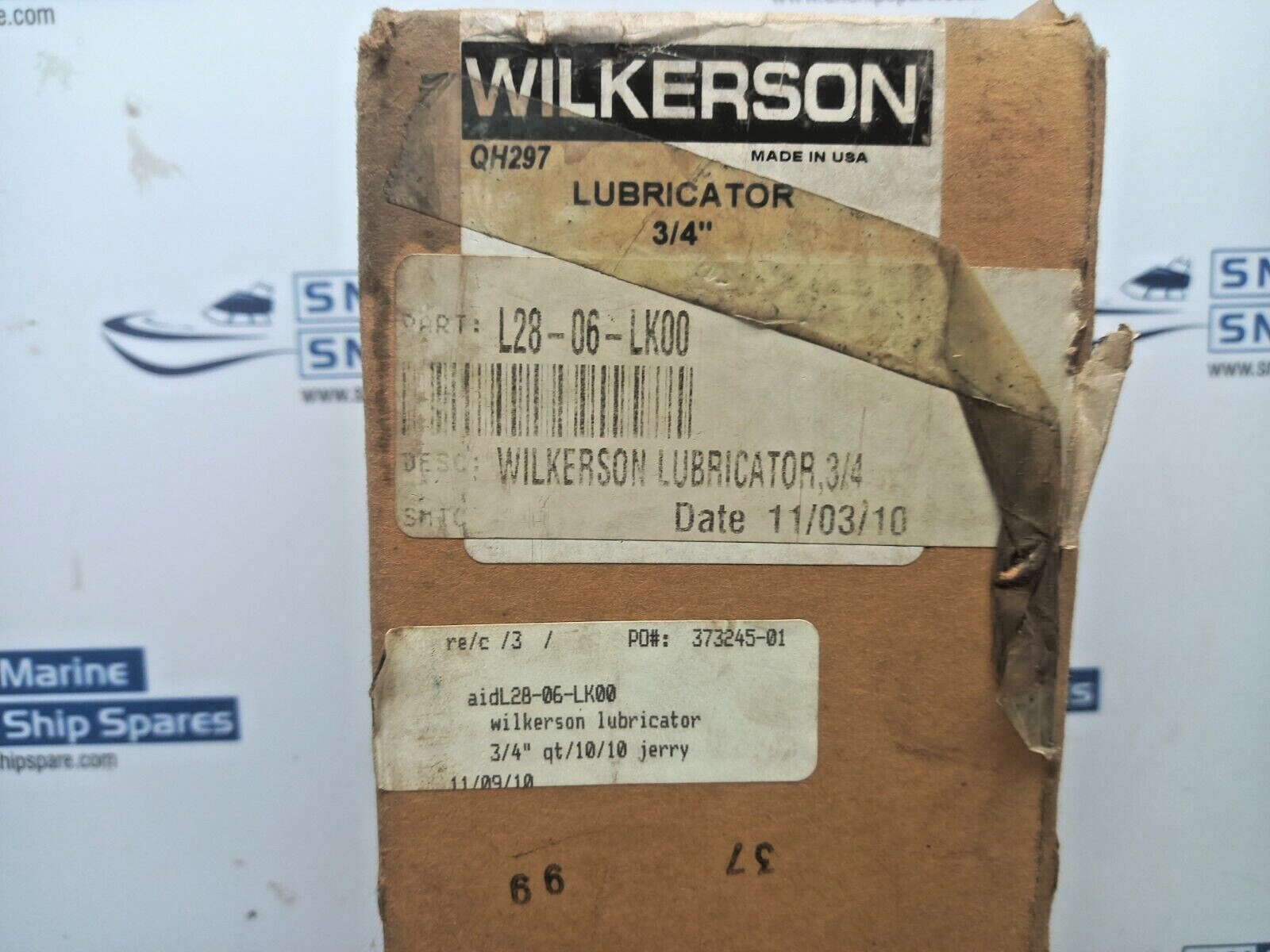 Wilkerson L28-06-K00 Air Line Lubricator ¾” Ports Model: L28