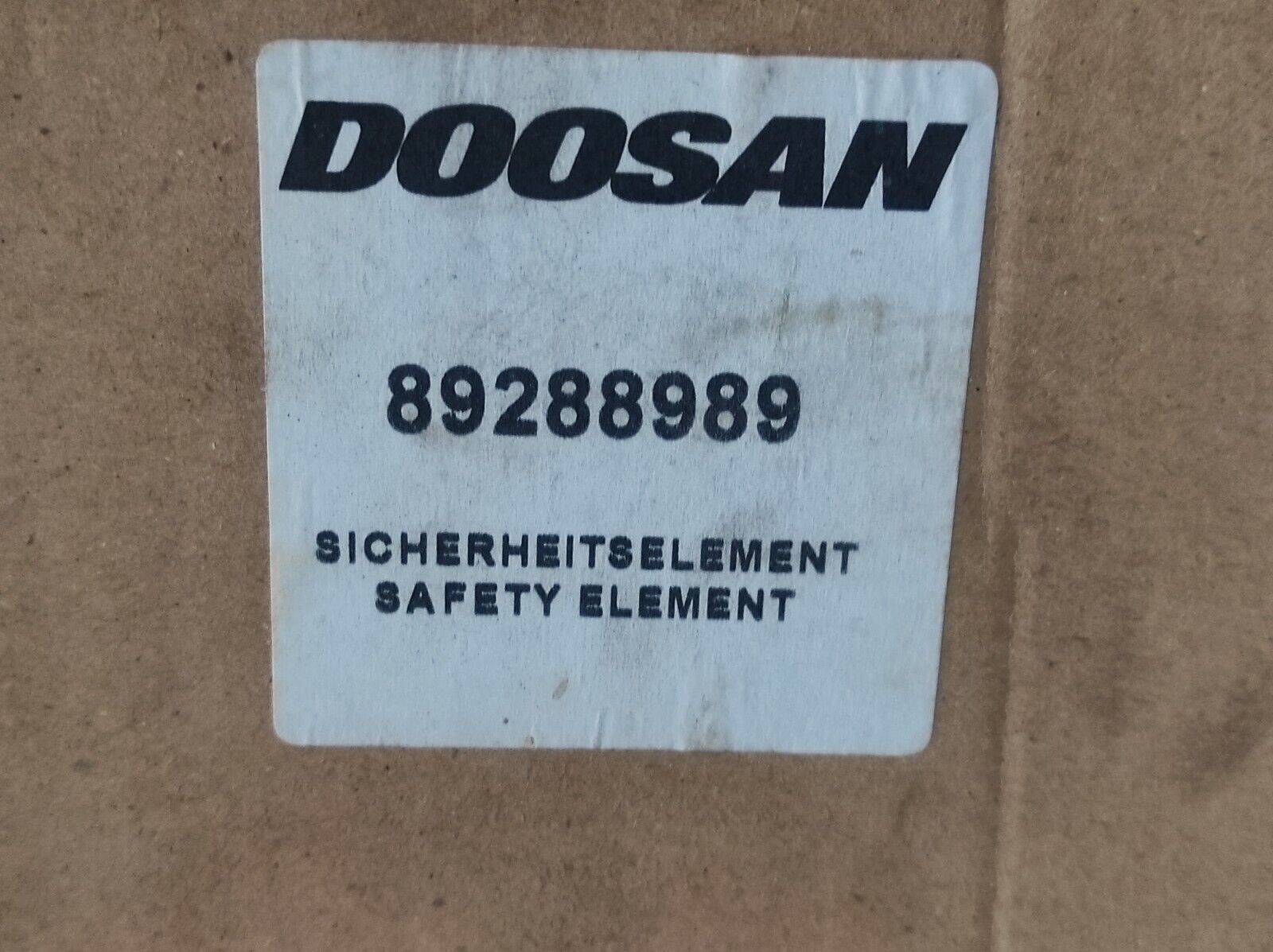 Doosan 89288989 Safety Element