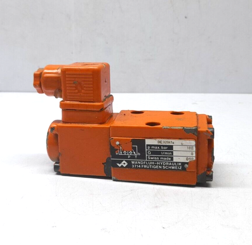 Wandfluh BE 32041a Solenoid Valve Pmax 160 Bar Q I/min 8