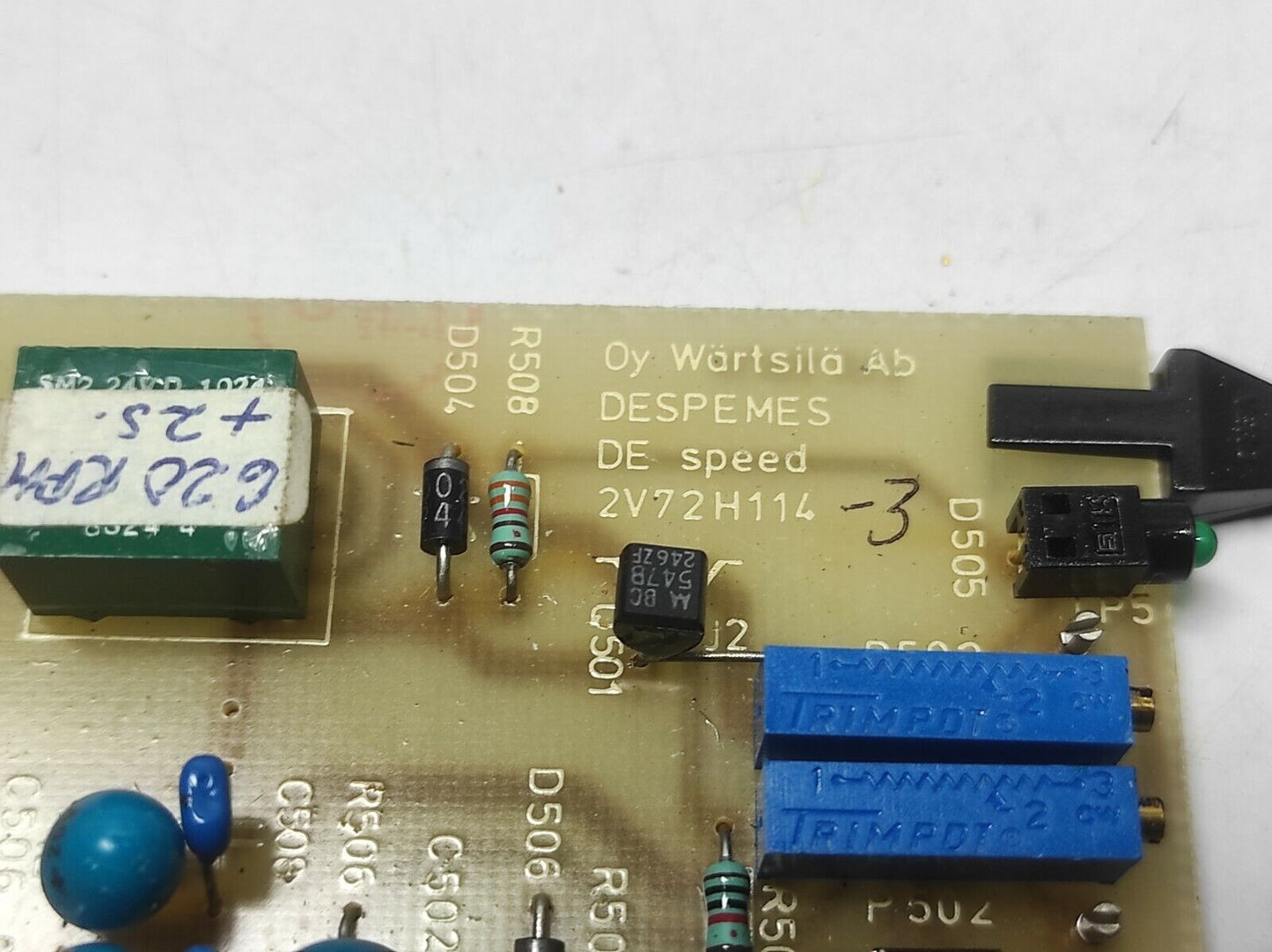 Wartsila 3223B000500 PCB NDE-Card 32.23B05 DESPEMES DE Speed 2V72H114-3 AUPA317