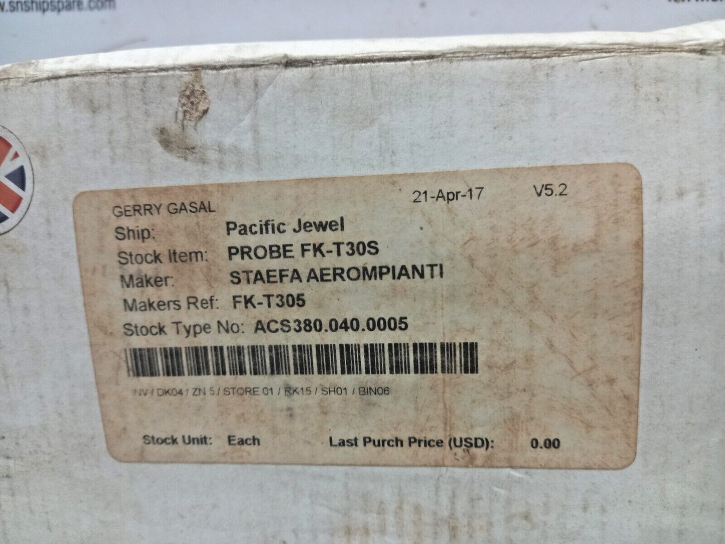 SONTAY TT-322-Y Temperature Sensor Staefa FK-T305