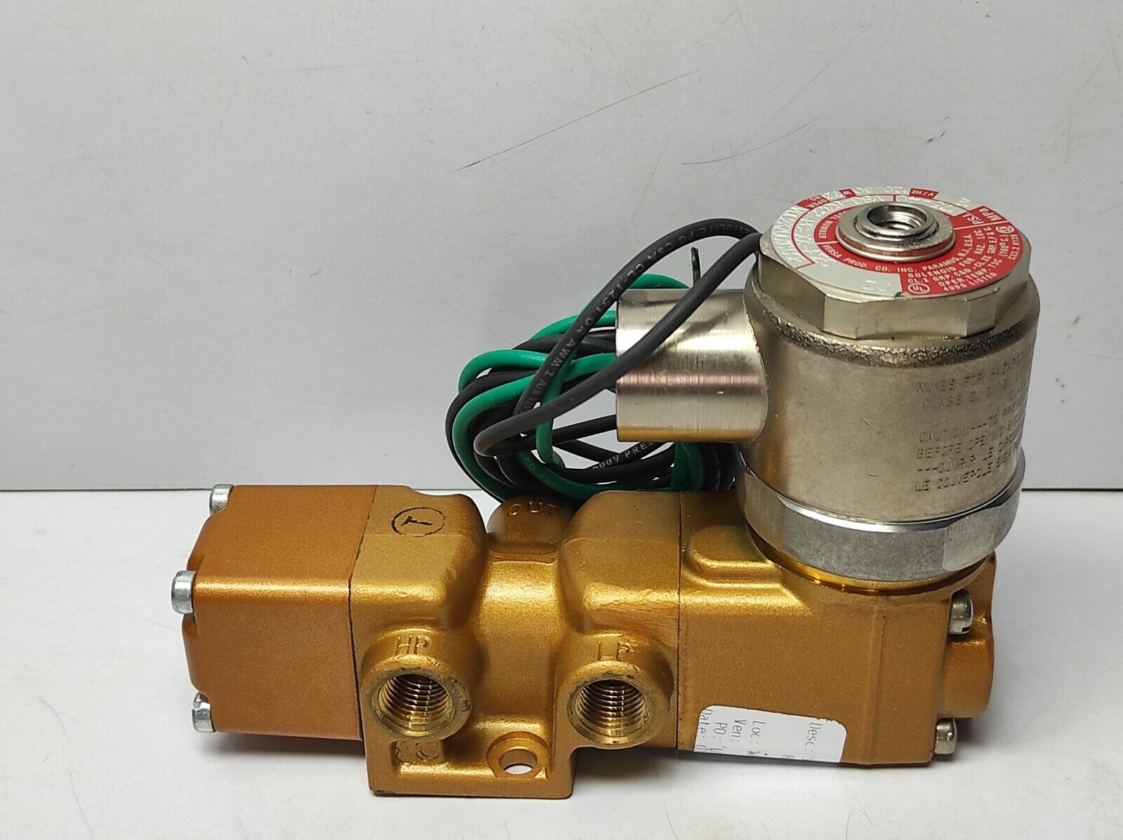 Versa VSG-8322-PC-XX-A120 Solenoid Valve VSG8322PCXXA120
