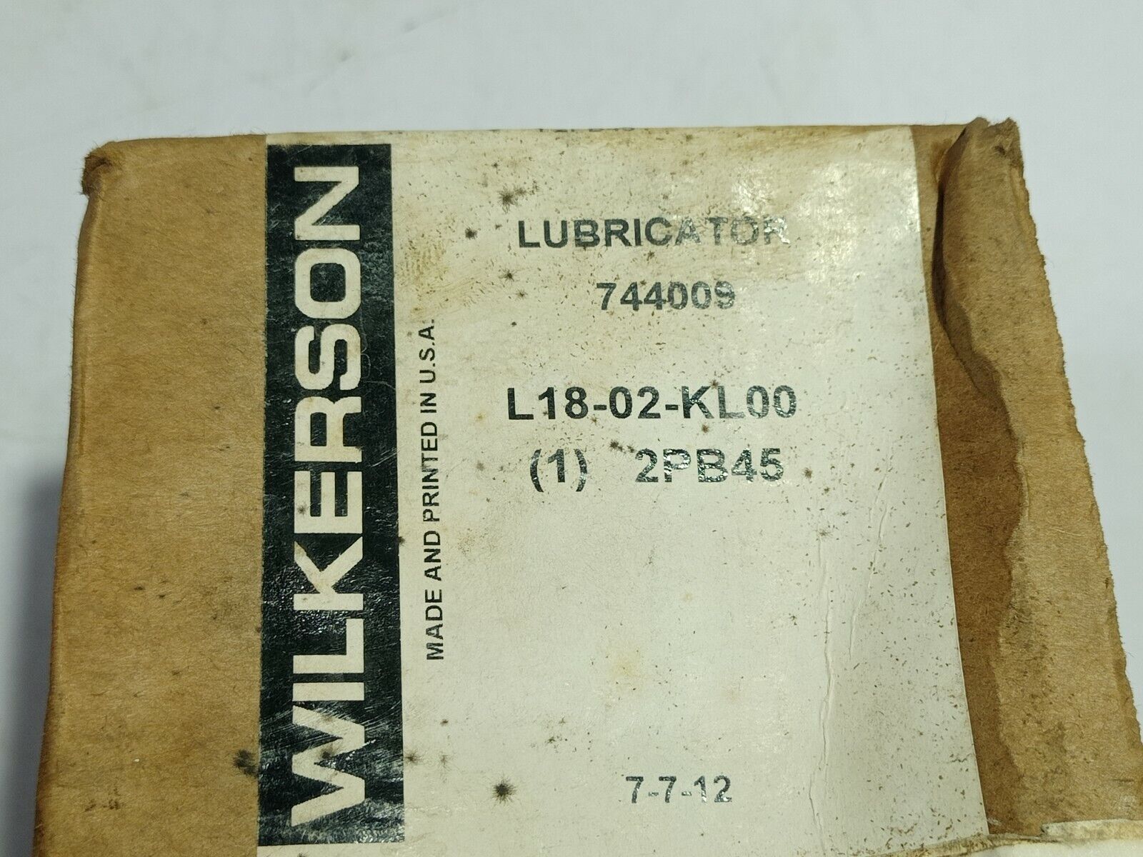 Wilkerson L18-02-KL00 Lubricator L1802KL00