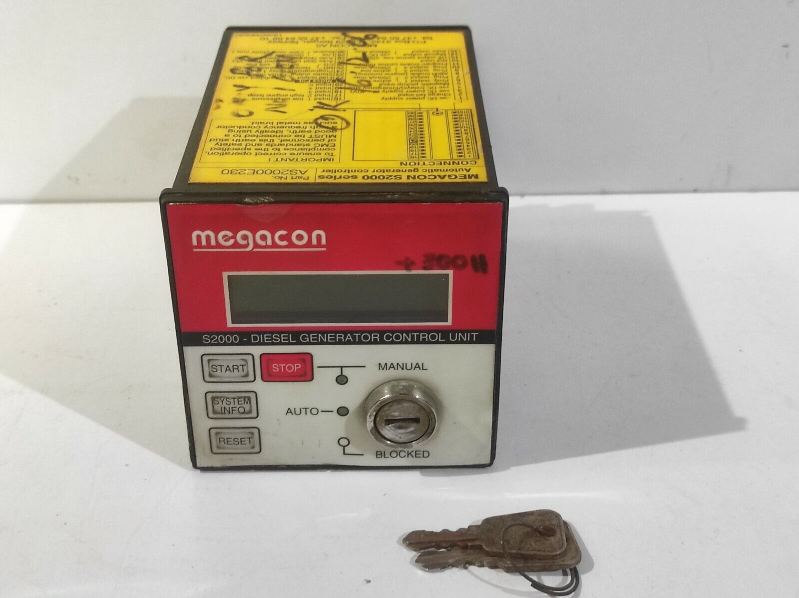 Megacon S2000 AS2000E230 Automatic Generator Controller 