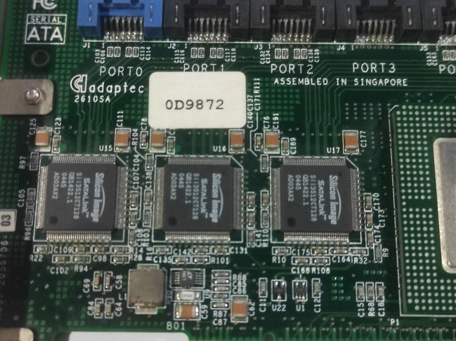 Adaptec 2610SA PCB 0D9872