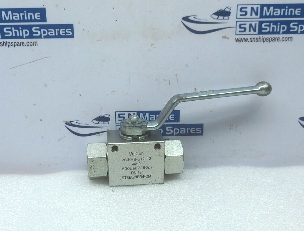 ValCon VC-KHB-G12I-12 Block Ball Valve 44/19 500Bar/7250PSI DN:13