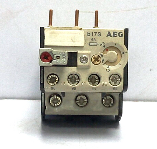 AEG 910-341-927-00 b17s Overload Relay 0.8-1.2A