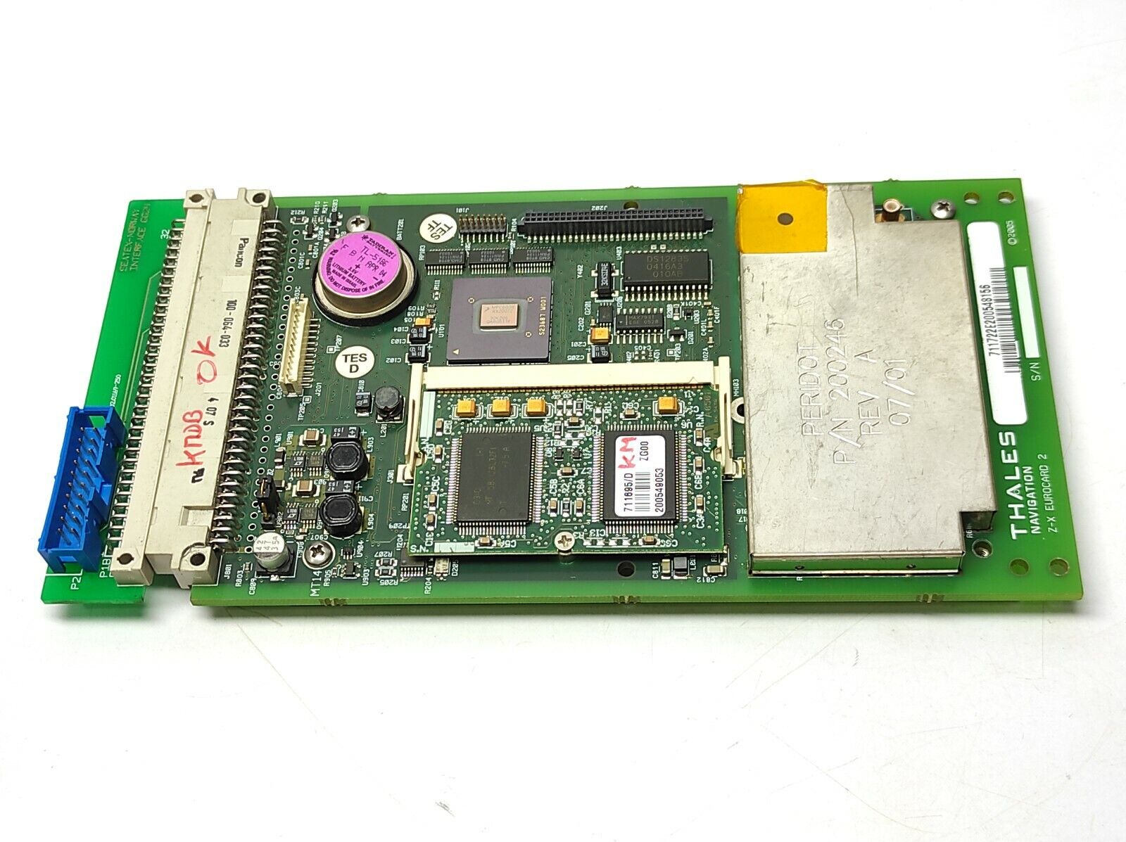 Thales Navigation 211722 Rev B Z-X Eurocard 2 PCB 