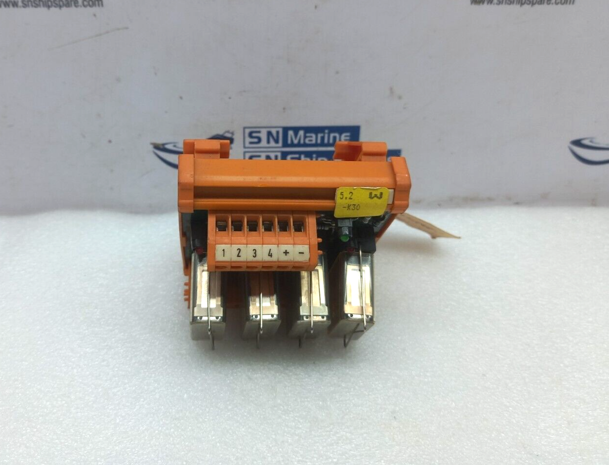 Weidmuller RSM 801758 Relay And Base Socket 24V/DC