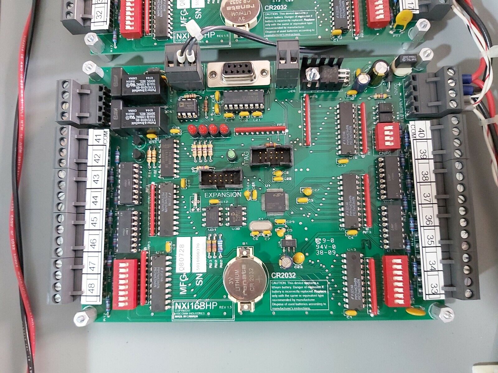 VISICOMM INDUSTRIES NX48C-2B ENGINE ALARM PANEL 