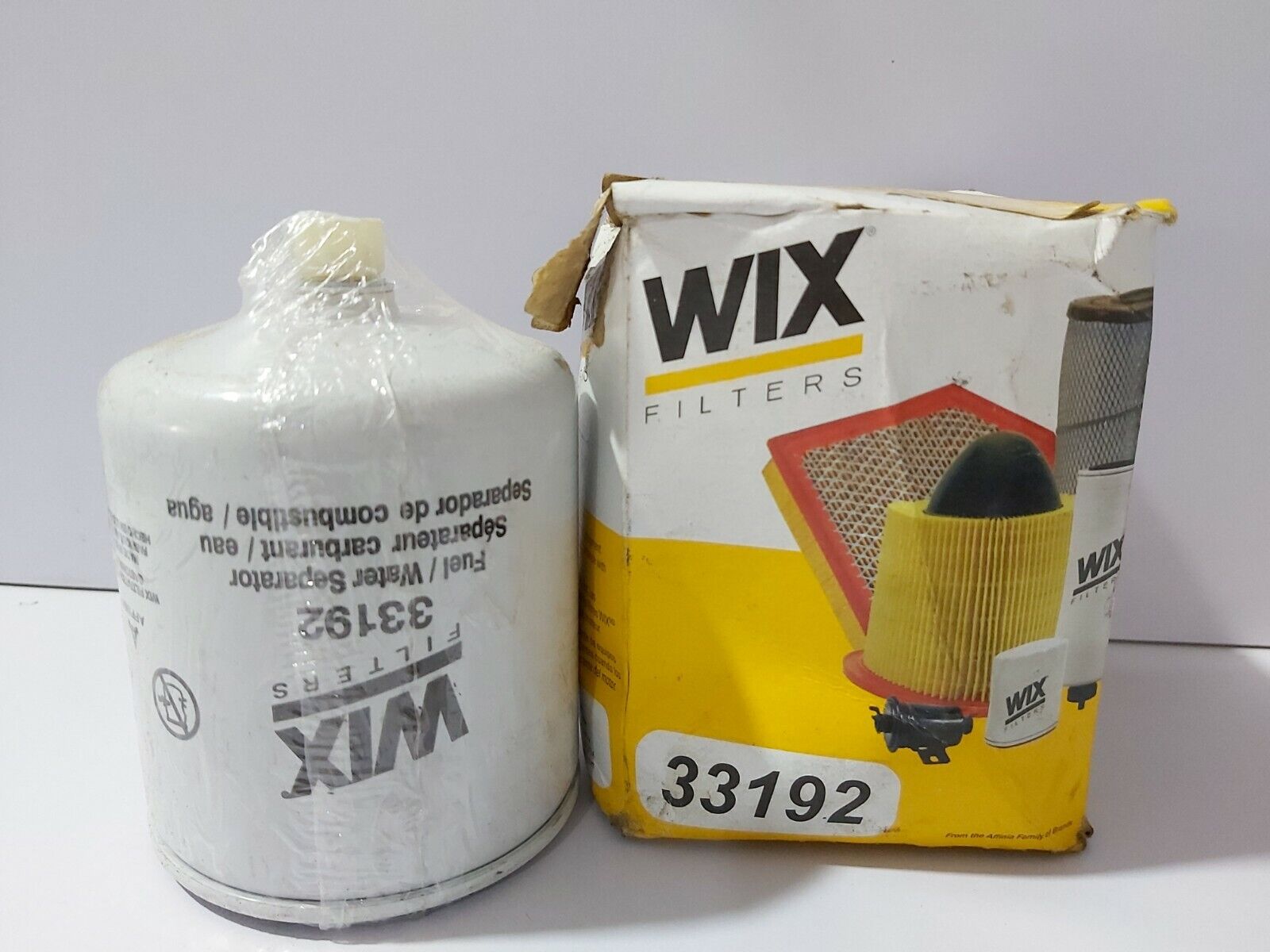 WIX FILTERS 33192 FUEL WATER SEPARATOR FILTER  2PCS LOT SALE