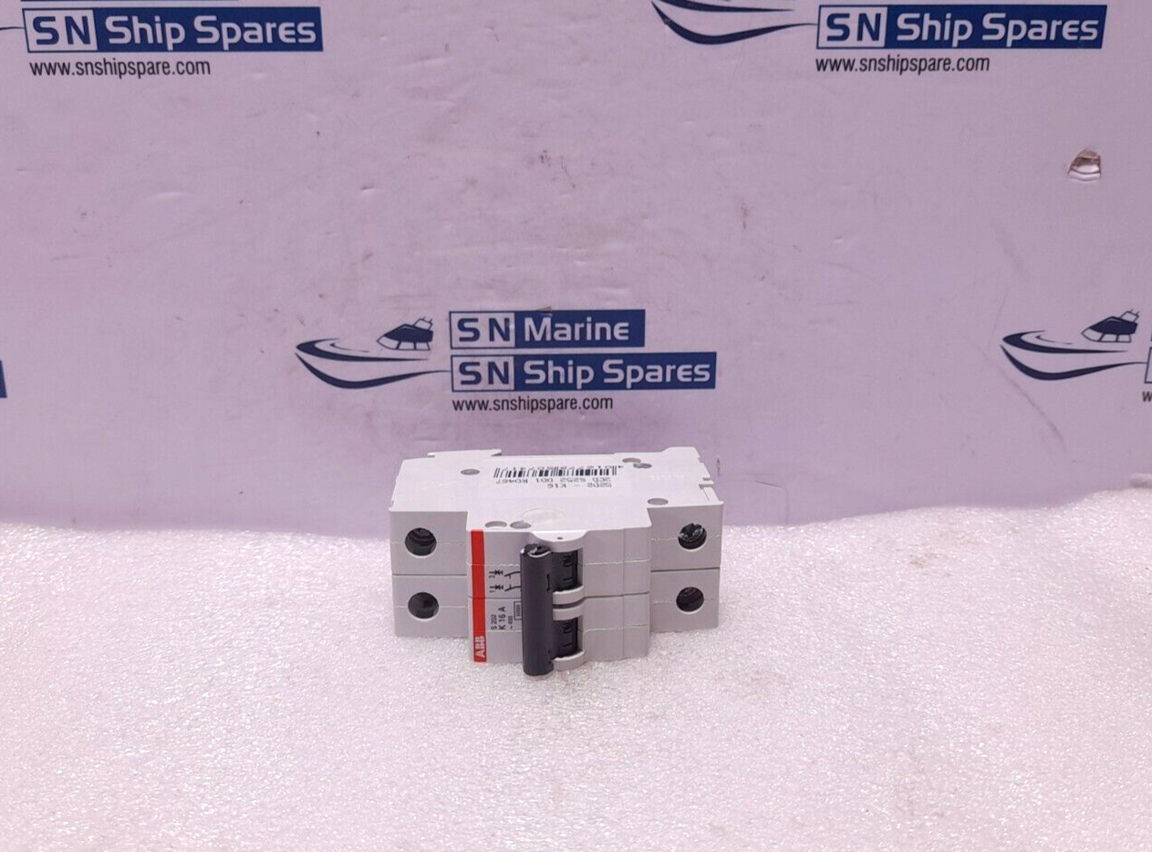 ABB S202-K16 Miniature Circuit Breaker 16A 2CD S252 001 R0467